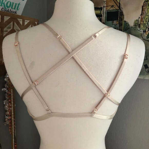 Savage x Fenti gathered Mesh Strappy Bralette - Semi Sheer - Picture 6 of 6